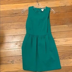 Green jcrew factory dress